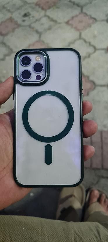 appl: IPhone 12 Pro, Б/у, 256 ГБ, Белый, Кабель, 73 % — 2