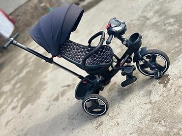 велосипед 3 в 1: Детский трехколесный велосипед-трансформер с родительской ручкой и — 5