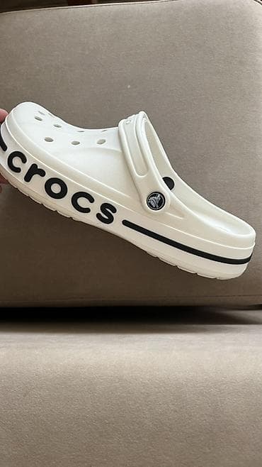 обувь школьная: Сабо, 44, 45, Crocs, Новый, цвет - Белый, Самовывоз — 1