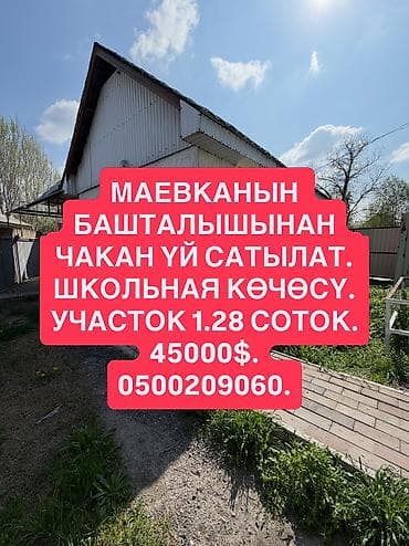 для бани: 📌 ДАРЕК: Маевканын башталышынан, Школьная көчөсүнон чакан үй шашылыш — 1