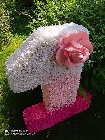 декоративный кур: Продаю на праздник Цифра для именинецы на годик. Высота 1м и 10см — 4