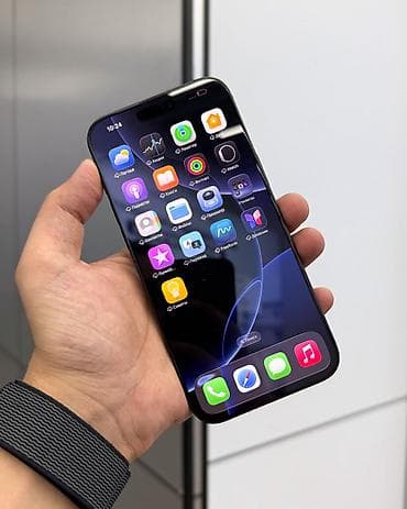 ховей телефон: IPhone 16 Pro Max, Б/у, 256 ГБ, Black Titanium, Защитное стекло, Чехол, В рассрочку, 96 % — 2