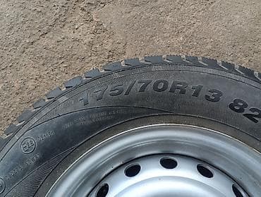 Транспорт: Колеса в сборе 175 / 70 / R 13, Зима, Комплект, Легковые, Железные, отверстий - 4 — 3