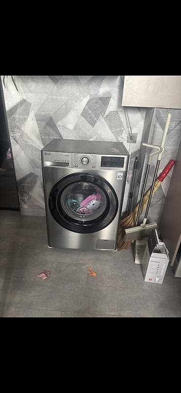 Стиральная машина LG Inverter Direct Drive с фронтальной загрузкой на lalafo.kg да Стиральная машина LG Inverter Direct Drive с фронтальной загрузкой на