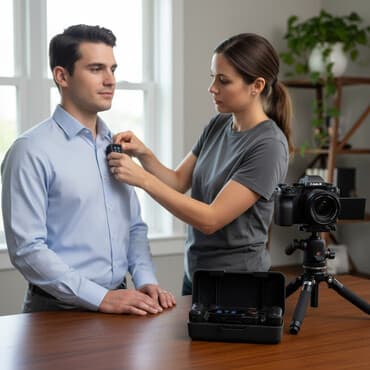 микрофон универсальный: Беспроводная микрофонная система DJI Mic 2. 2 person Полный — 1