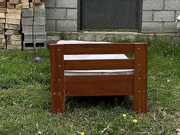 бир: Бир кишилик керебет, Колдонулган, Матрасы бар, узуну - 200 см — 4