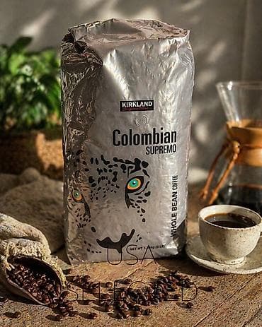 купить малинуа: Kirkland Signature Colombian Supremo — кофе в зёрнах. - Тип: 100% — 3