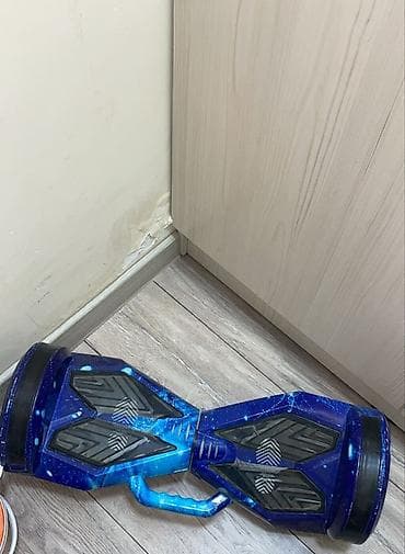 led lights: Гироскутер с космическим принтом (сине‑фиолетовая расцветка — 5