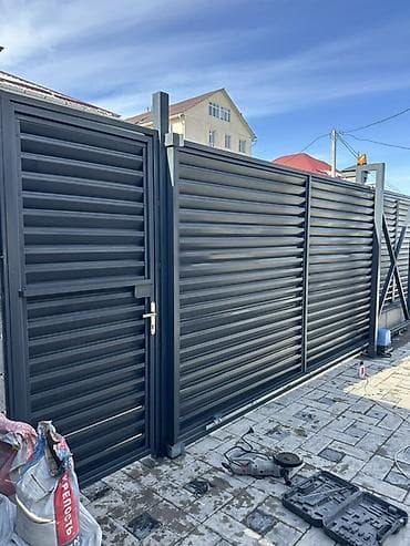 Стальные, Автоматические, Длина: 4 м, Robodoor, Консольная конструкция, Для гаража, С калиткой, Оптом, Новый, Бесплатная установка — 10