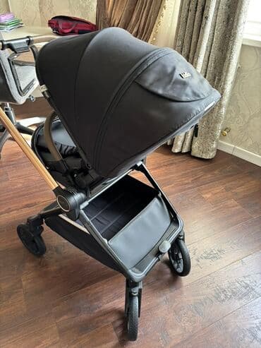 коляска дордой: Коляска, цвет - Черный, Б/у — 4