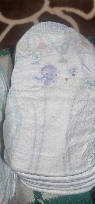 детский памперс: Подгузники Pampers, Размер 3, Одноразовые — 4