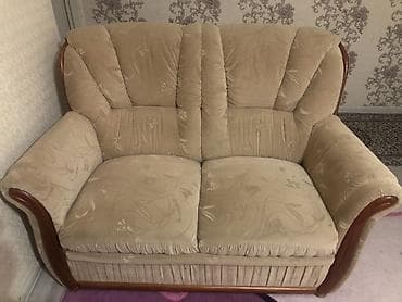 диваны с креслами: Комплект мягкой мебели, цвет - Бежевый — 3