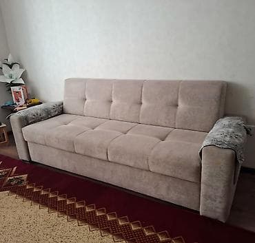 девань: 1) Раскладной диван-кровать, прямой, с высокой спинкой и глубоким — 2