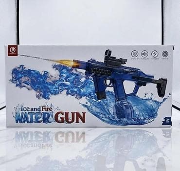 летающий шар с огнем: Игрушечный водяной бластер Ice and Fire WATER GUN. - Мощная струя — 1