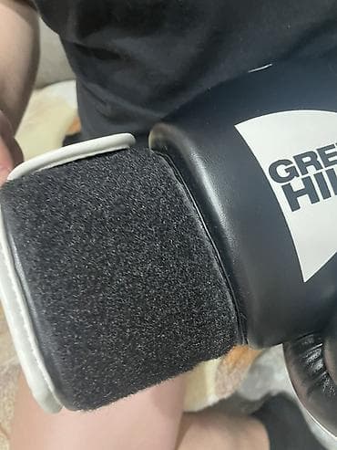 Кол каптар: Перчатки боксерские Green Hill, модель HAMED, 12 oz. - Цвет: черный с — 2