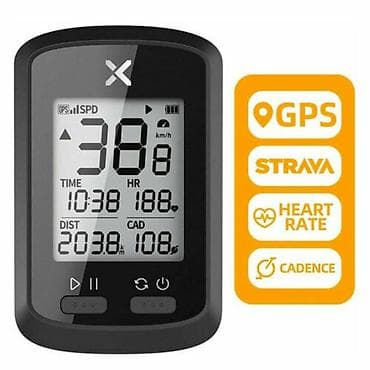 Велокомпьютер XOSS G+ GPS Беспроводной, Водонепроницаемый, Bluetooth