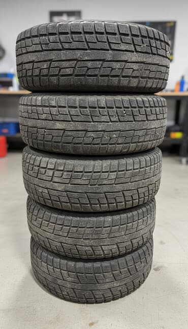 шина 13размер: Колеса в сборе 265 / 65 / R 17, Зима, Б/у, Комплект, Внедорожные (АТ/МТ), Литые, отверстий - 6 — 1