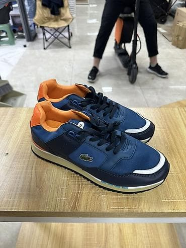 Мужские кроссовки, 40, 41, 42, Lacoste, Новый, цвет - Синий, Самовывоз, Бесплатная доставка