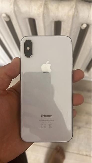 IPhone X, Б/у, 64 ГБ, Space Gray, 100 %