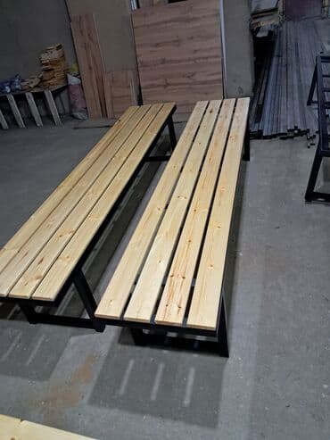 Для кафе, ресторанов: Металлические стеллажи лофт - Каркас: сварной из профильной стальной — 6