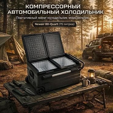 айс бокс: Компрессорный автомобильный холодильник-морозильник 75 литров - Два — 1