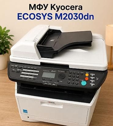 Принтеры: Kyocera Ecosys M2030dn | МФУ Пробег 132394 страницы Черно белая — 1