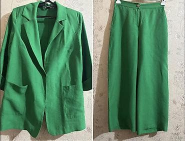 mind error: Брючный костюм, Кюлоты, Пиджак, Турция, Лен, Лето — 2