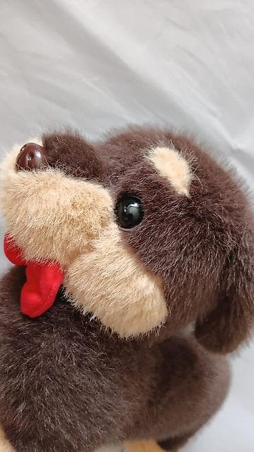 Подушки: Мягкая игрушка-подушка «Такса» - Форма длинного плюшевого щенка-таксы — 2