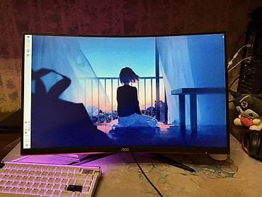 aoc 32: Монитор, AOC, Б/у, LED, 27" - 28" — 2
