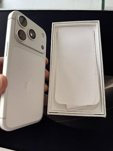 IPhone 17 Pro, Б/у, 256 ГБ, Серебристый, Коробка, 100 %
