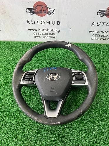 carplay android: Руль с аирбагом Hyundai Sonata NEW RISE 2.0 L4NA 2018 (б/у) — 1