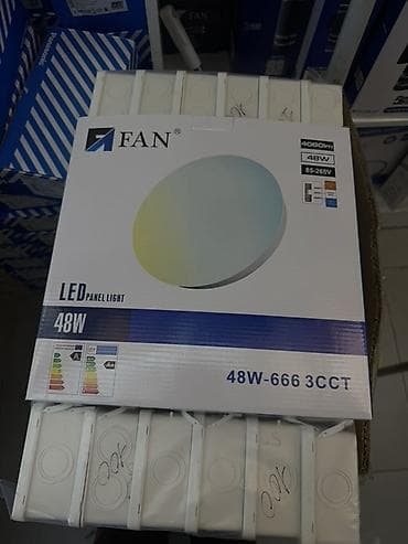 solutions upper: Плафон Круглая светодиодная панель FAN 48W (модель 48W-666 3CCT) — 1