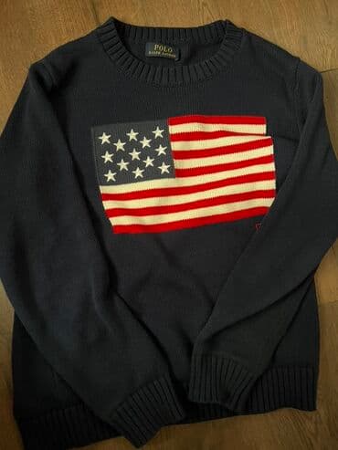 Атайын кийим: Свитер Polo Ralph Lauren с американским флагом - Бренд: Polo Ralph — 1