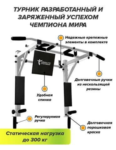 турник домашний настенный: Турник, 3 в 1, Настенный, Новый, Самовывоз, Платная доставка — 3