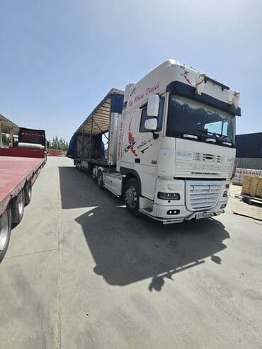 купить зимние шины бу: Тягач, DAF, 2002 г., Без прицепа — 2