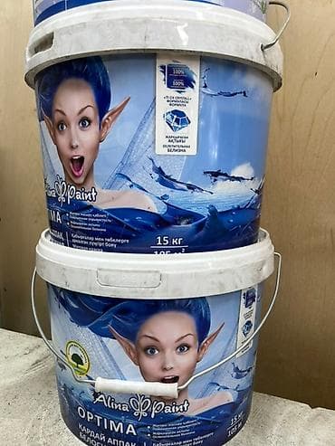 краска оптима: Краска Alina Paint Optima в ведре 15 кг. Предназначена для внутренних — 1