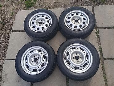 diska 13: Колеса в сборе 185 / 65 / R 14, Лето, Б/у, Комплект, Легковые, Железные, отверстий - 4 — 2