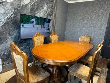 пищевой стол: Кухонный гарнитур, Б/у, цвет - Бежевый, Дерево, Самовывоз — 2