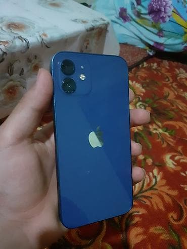 IPhone 12, 128 ГБ, Көк, Каптама, Кабель — 1