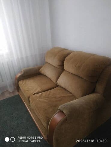 диван прямой: Раскладной диван, Б/у — 3