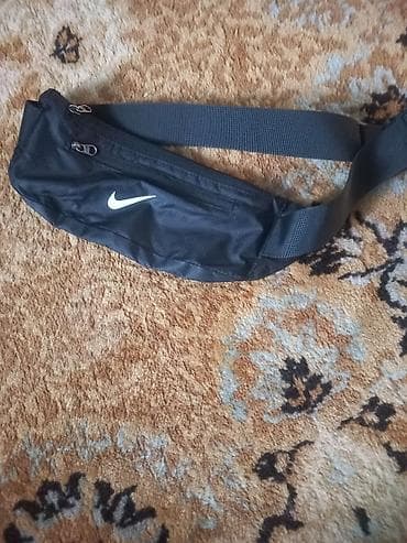 жома спорт: Поясная сумка, бананка, Nike, Материал: Полиэстер, Унисекс — 3