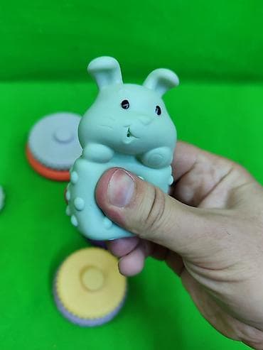 quick push pop it: Пирамида игрушка резиновая для малышей🟡🟠🟢 Комплектация товара: 7 — 5
