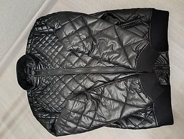 Куртки: Мужская куртка, L, Б/у, цвет - Черный, Самовывоз — 1