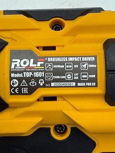 germany: Аккумуляторный ударный шуруповёрт ROLF TOP-1601 (Germany Technology) — 9