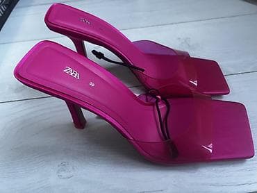 zar: Сабо, 39, Zara, Новый, цвет - Розовый, Самовывоз, Платная доставка — 2