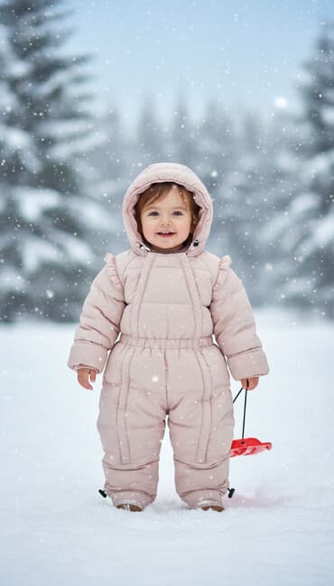 детский зимний комбинизон: Детский зимний комбинезон hb warm & tender (Time for snow). Цвет — — 2