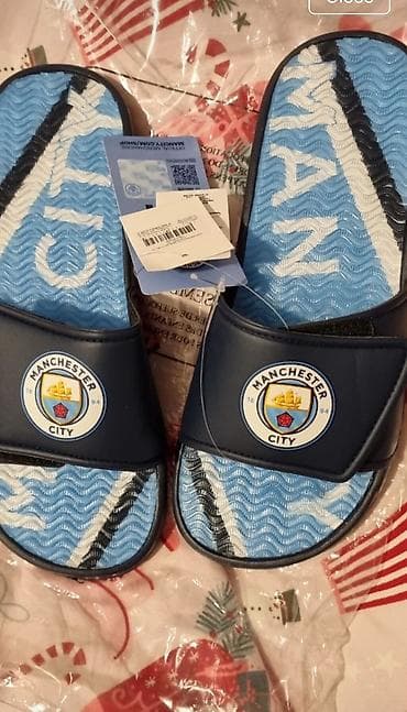 Босоножки, сандалии, шлепанцы: Мужские сандалии, 39.5, Новый, цвет - Синий, Самовывоз — 1