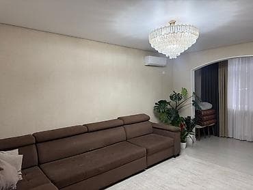 1 тонналык бочка: Зал үчүн гарнитур, Диван, Кездеме, түсү - Күрөң — 3