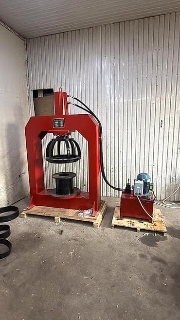 Пресс для цельнолитых колес кары (кара) для всех видов колес до 10