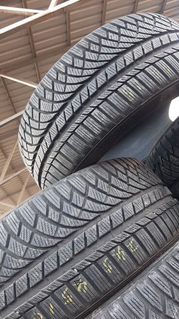 зимный шыны: Шины 245 / 45 / R 18, Зима, Б/у, Пара, Корея, Kumho — 3
